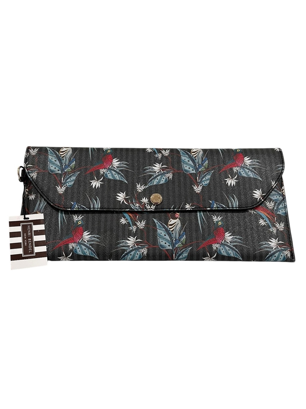 Henri Bendel West 57th Travel Organizer/Wristlet Pouch Owl Bird NWT